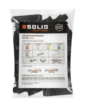 Solid plaatimisankru kiilud 50tk mustad Solid plaatimisankru kiilud 50tk mustad