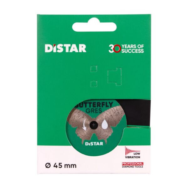 Distar Butterfly Teemantketas võlliga 45mm/0,6mm (ava 5,8mm)