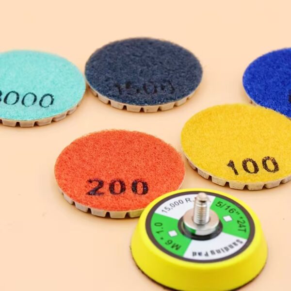 Mini-ketaslõikuri 50mm märg poleerimis komplekt