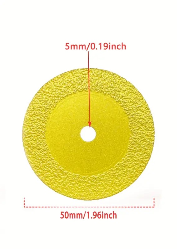 Teemantlõikeketas 50x0,8mm minitrellile (Dremel, Proxxon jpm) Kollane teemantloikeketas, 50mm