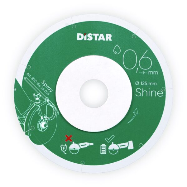 Distar Shine teemantketas 125mm 0,6mm