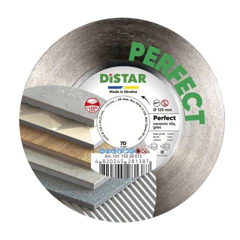 Teemantketas DISTAR PERFECT klinker ja pressplaatidele (DEKTON)1A1R 125×1,5mm