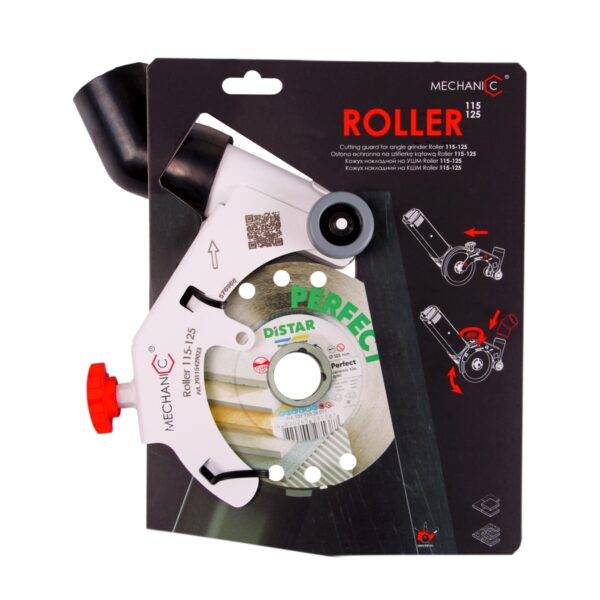 MECHANIC Roller 115–125 nurklihvija lõikejuhik ja tolmukaitse Nurklihvija lõikejuhik 115-125 mm (5)