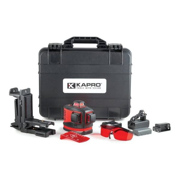 Kapro 3D ristjoonlaser punane hoidikuga (2)