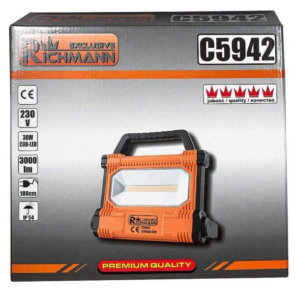 RICHMANN ehituslamp 3000 lm COB-LED Richmann ehituslamp 3000 lm C5942 (4)