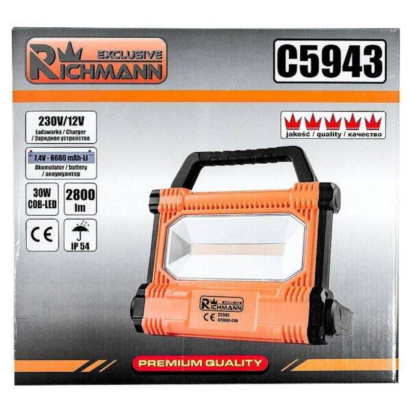 RICHMANN laetav ehituslamp 2800 lm COB-LED Richmann laetav ehituslamp 2800 lm C5943 (3)