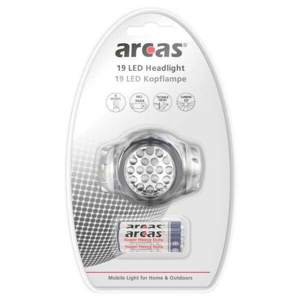 ARCAS pealamp 19 LED, 3xAAA ARCAS pealamp 19 led (3)