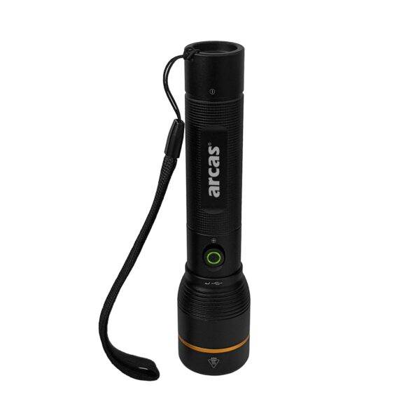 Arcas taskulamp 1000 lm 10W laetav USB-C, must ARCAS taskulamp 1000 lm laetav