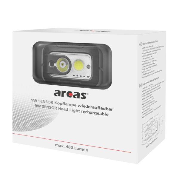 Arcas pealamp 9W laetav (480 lm, USB-C) ARCAS pealamp 9W laetav (2)