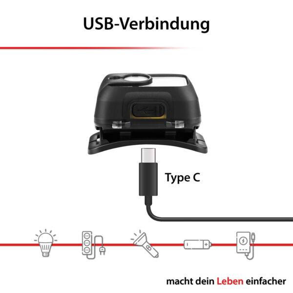 Arcas pealamp 9W laetav (480 lm, USB-C) ARCAS pealamp 9W laetav (4)