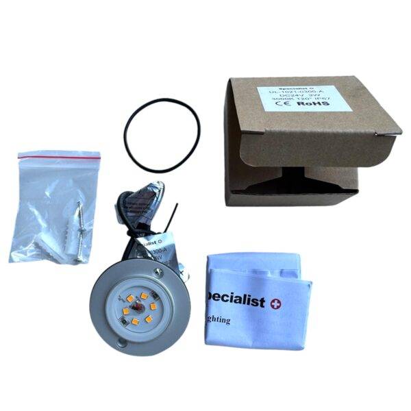 Specialist alumiiniumvalgusti 3W 24V 3000K IP67 Specialist välisvalgusti ip67 UL-1021-0300-A (2)