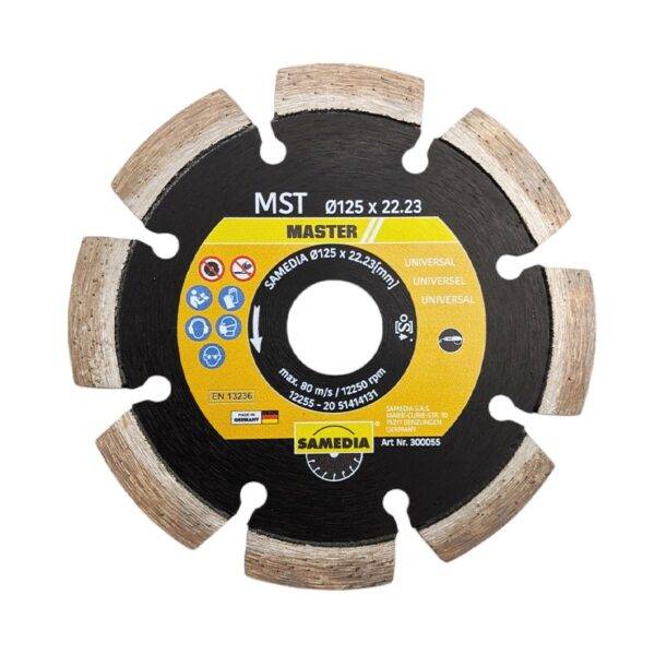 Samedia teemantketas MST 125x22 Samedia teemantketas betoonile mst 125