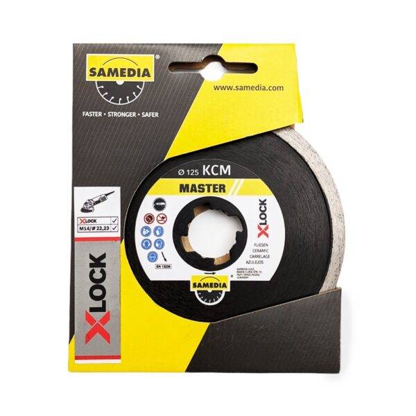 Samedia teemantketas KCM graniitplaadile 125 mm X-Lock Samedia teemantketas graniitplaadile 125 mm (2)