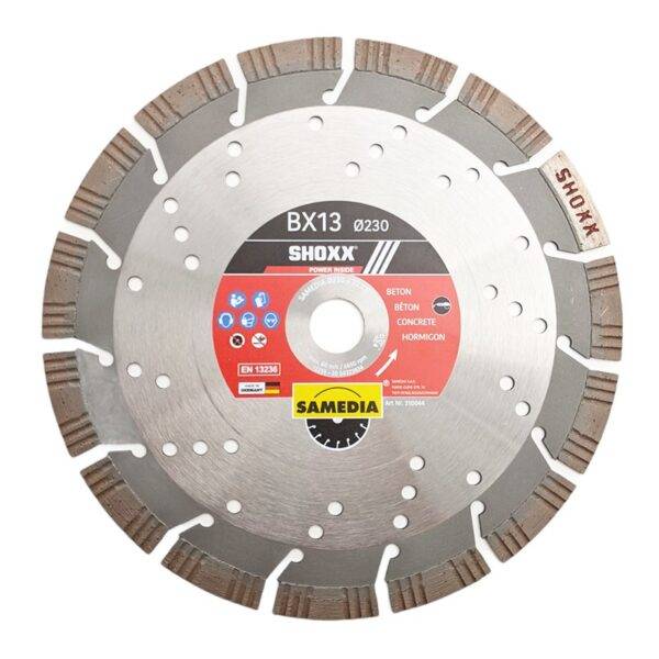 Samedia teemantketas SHOXX BX13 230x22,2x13 Samedia teemantketas betoonile bx13 230