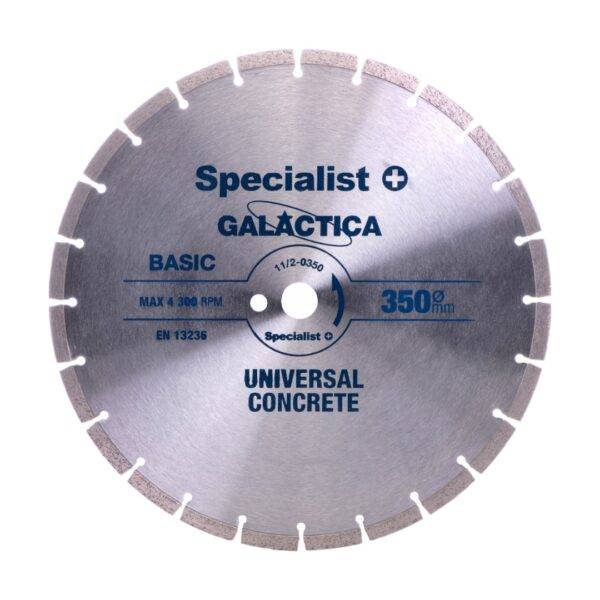 Specialist+ teemantlõikeketas GALACTICA 350 mm Specialist+ teemantketas betoonile 350 mm (3)