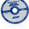 Specialist+ metalli teemantlõikeketas 125x1,4x22,23 mm Specialist+ teemantketas 125 mm (4)