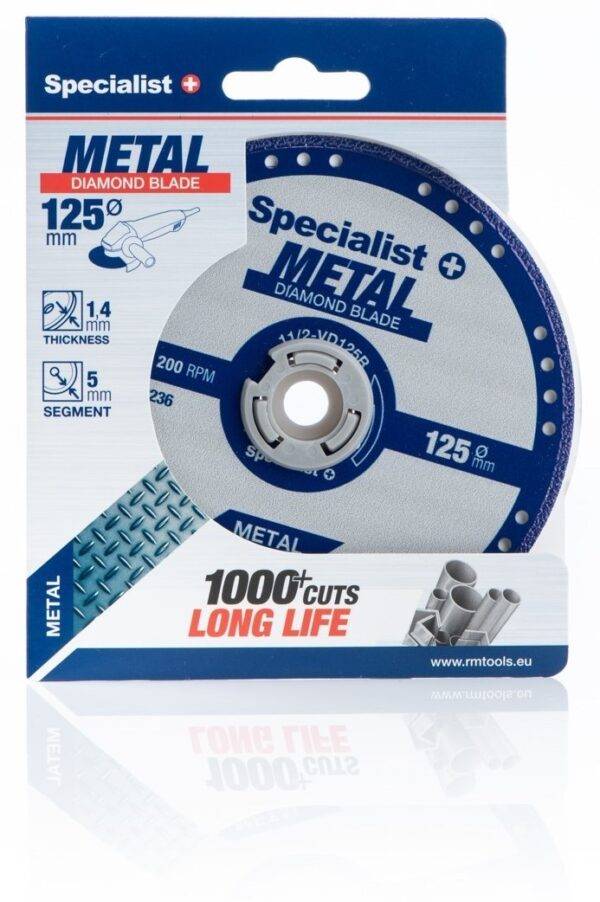 Specialist+ metalli teemantlõikeketas 125x1,4x22,23 mm Specialist+ teemantketas 125 mm (5)