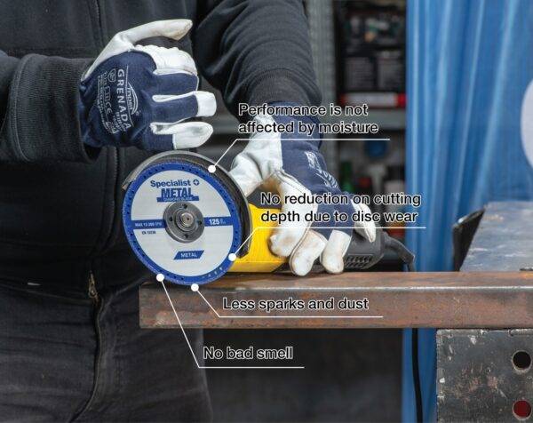 Specialist+ metalli teemantlõikeketas 125x1,4x22,23 mm Specialist+ teemantketas 125 mm (6)