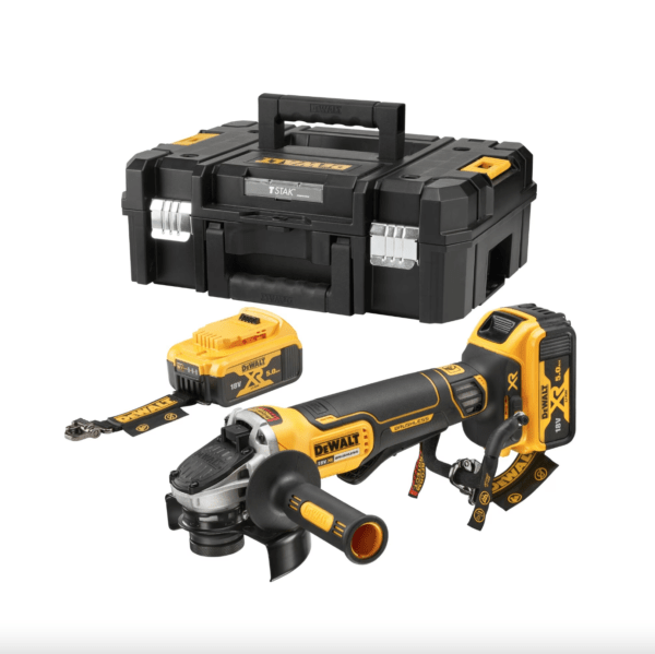 Nurklihvija DeWalt DCG406P2LRT-QW; 18V 2x5,0Ah