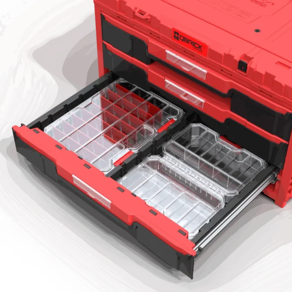Keskmise suurusega tööriistade organiseerija, must, QBRICK