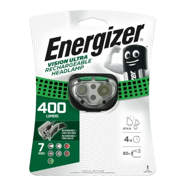 Energizer pealamp 400 lm laetav VISION ULTRA ENERGIZER pealamp 400 lm laetav VISION ULTRA