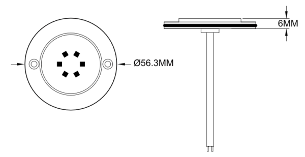 Specialist alumiiniumvalgusti 3W 24V 3000K IP67 Specialist välisvalgusti ip67 UL-1021-0300-A (3)