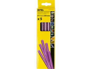 image-928.jpg Kuumliimipulgad 11,2 mm x 200 mm, glitter lilla, 5 tk.