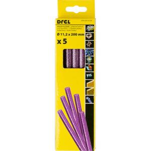 Kuumliimipulgad 11,2 mm x 200 mm, glitter lilla, 5 tk.