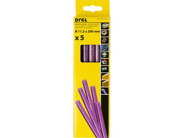 image-928.jpg Kuumliimipulgad 11,2 mm x 200 mm, glitter lilla, 5 tk.