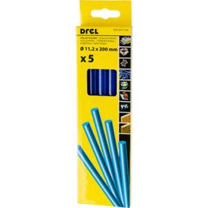 Kuumliimipulgad 11,2 mm x 200 mm, sinine, 5 tk.