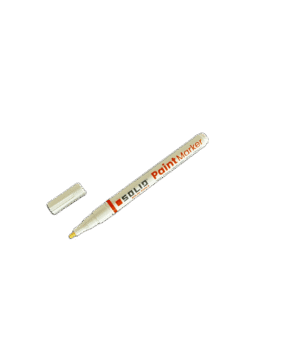 Solid marker thin valge