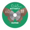 Distar butterfly miniketas 45mm ilma võllita 0,45mm