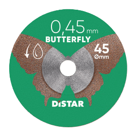 DISTAR BUTTERFLY miniketas ilma võllita 45mm/0,45mm Distar butterfly miniketas 45mm ilma võllita 0,45mm