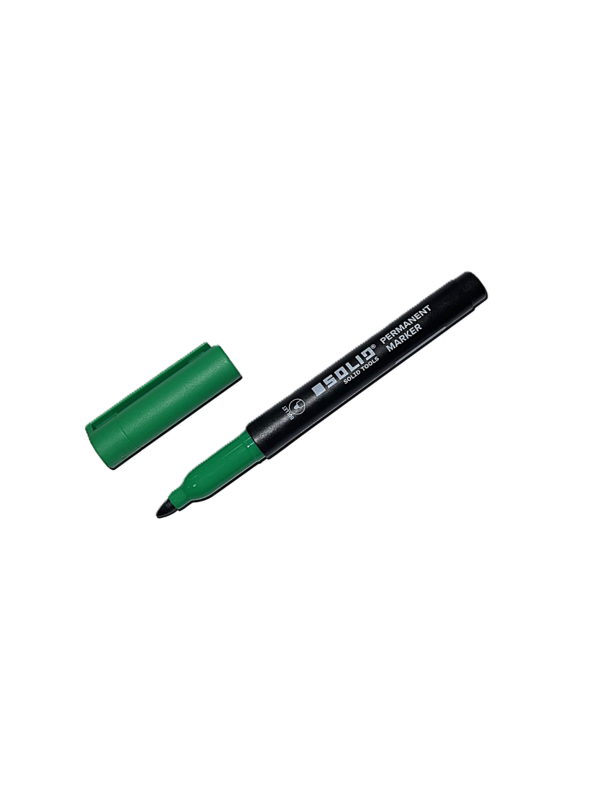 Solid marker thin roheline