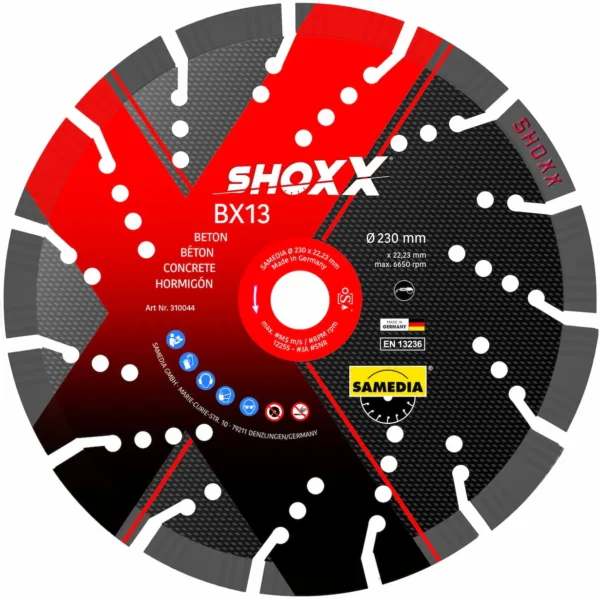 Samedia teemantlõikeketas 350x20 mm SHOXX BX13 betoonile